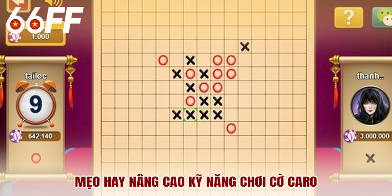 Mẹo hay nâng cao kỹ năng chơi cờ caro